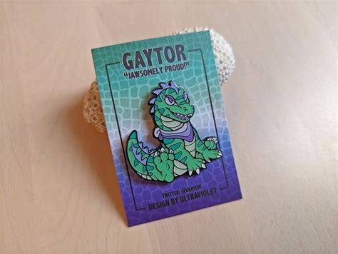 GAYTOR Soft Enamel Epoxy Pride Pin Gay Queer Homosexual LGBTQI Lapel Brooch Gift Sticker