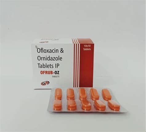 Ofloxacin And Ornidazole Tablet Ip At Rs Box Saril Tablets In