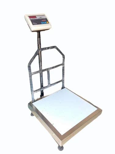 Stainless Steel Kg Platform Weighing Scale Size X X Inch Lxwxh