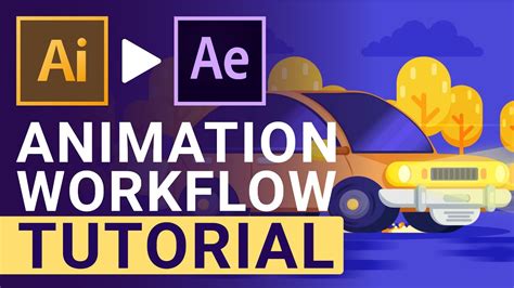 Illustrator To After Effects Animation Workflow Car Animation Tutorial