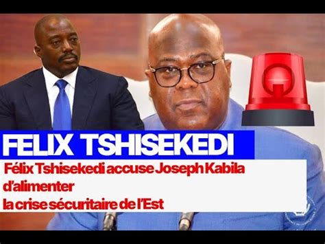 ACTU 07 08 24 PDT FELIX ACCUSE PDT KABILA D ALIMENTER LA CRISE