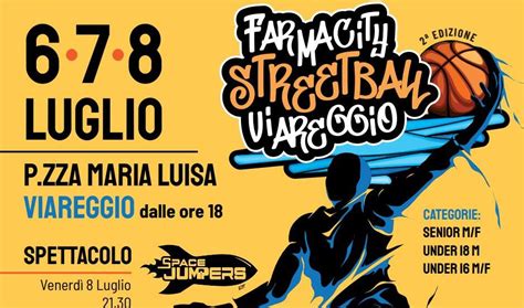 Viareggio Farmacity Streetball Seconda Edizione In Piazza Maria