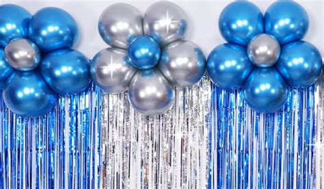 Cómo Decorar Fiestas Con Cortinas Metalizadas Y Globos ¡fácil