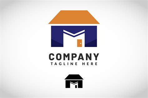 Construction Logo Modern Alphabet M Graphic By Bllinkstudio · Creative