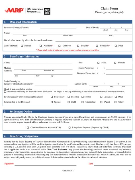 Aarp Printable Forms