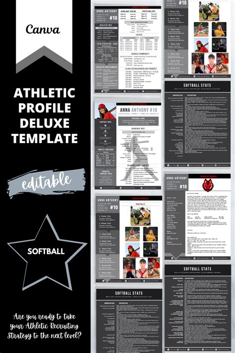 Softball Recruiting Profile Template