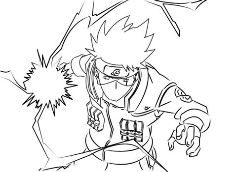 Kakashi Coloring Pages