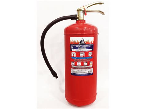 Огнетушитель автомобильный порошковый ОП-4 ABCE металл закачной с ...