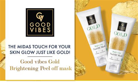 Good Vibes Gold Peel Off Mask Reveal Your Best Skin With Every Peel