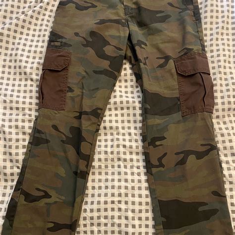 Dickies Camo pants slim straight fit Size 31/32 - Depop