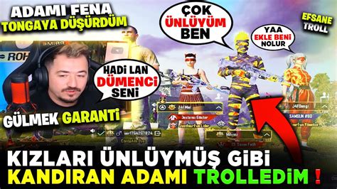 Kizlari Nl Ym G B Kandiran Adami Trolled M Pubg Mob Le Youtube