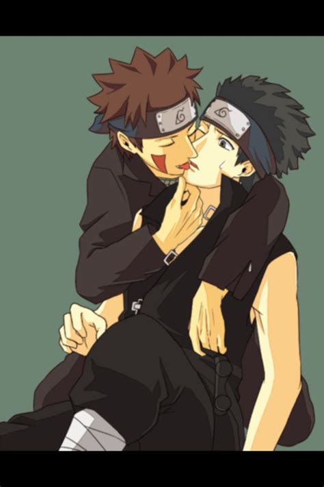 Shino X Kiba Anime Naruto Arte De Personajes