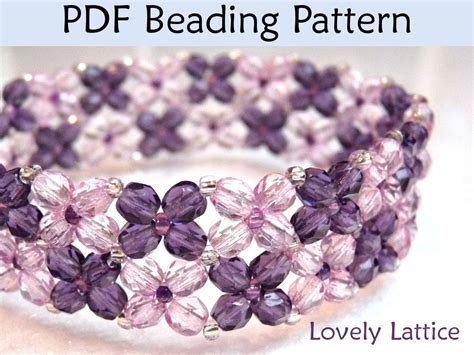 Beading Tutorial Pattern Bracelet - Beginner Jewelry Making - Simple ...