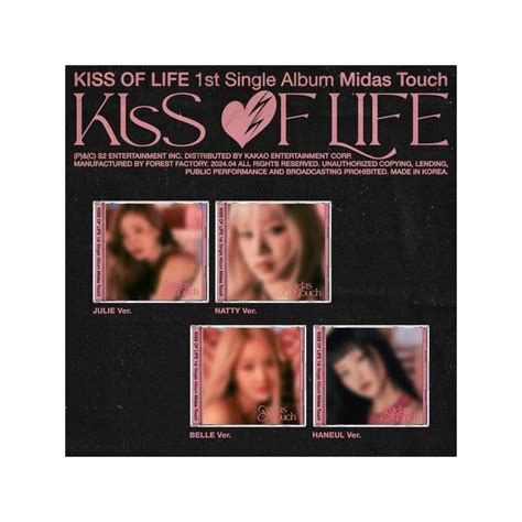 Kiss Of Life St Single Album Midas Touch Jewel Ver Random Ver