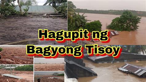 HAGUPIT NG BAGYONG TISOY COMPILATION YouTube