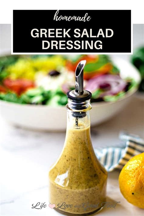 Homemade Greek Dressing Recipes Desire