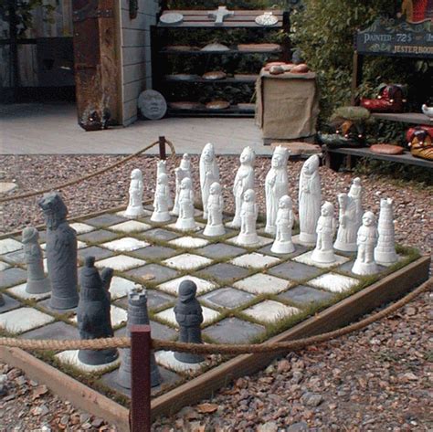 Garden Chess Sets