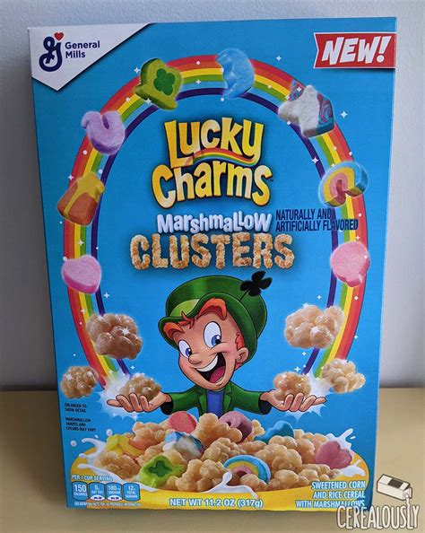 Review Lucky Charms Marshmallow Clusters Cerealously