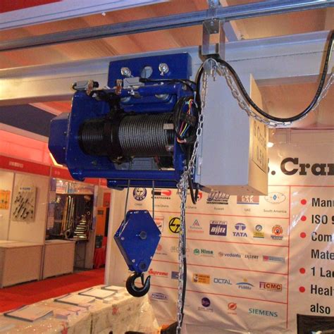 S Crane Electric Monorail Trolley Hoists For Industrial Capacity 15