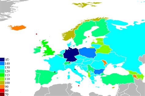 Speed limits in Europe [1496x996] : r/MapPorn