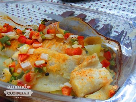 Fil De Peixe Batata Ao Forno Amando Cozinhar Receitas F Ceis E