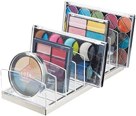 mDesign Rangement pour cosmétiques en Plastique Rangement Maquillage