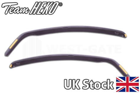 Heko Wind Deflectors Front Set Piece Toyota Aygo Mk Doors Hatchback