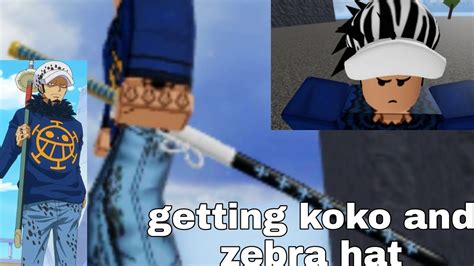 Getting Koko And Zebra Hat In Blox Fruits YouTube