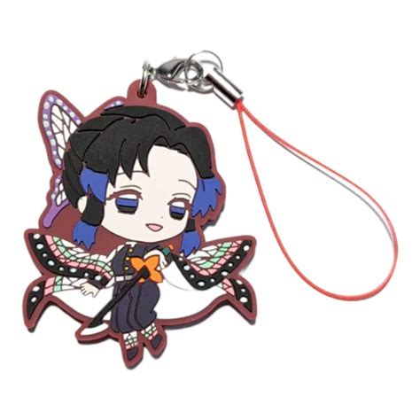 DEMON SLAYER KIMETSU No Yaiba Shinobu Kocho Capsule Rubber Keychain