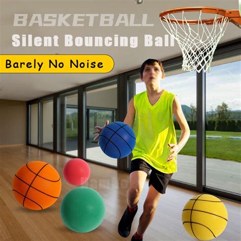 Silent Basketball Size Squeezable Mute Bouncing Basketball Indoor