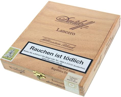 Davidoff Millennium Blend Lancero Cigarworldde Zigarren