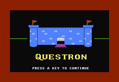 Screenshot Of Questron Commodore Mobygames