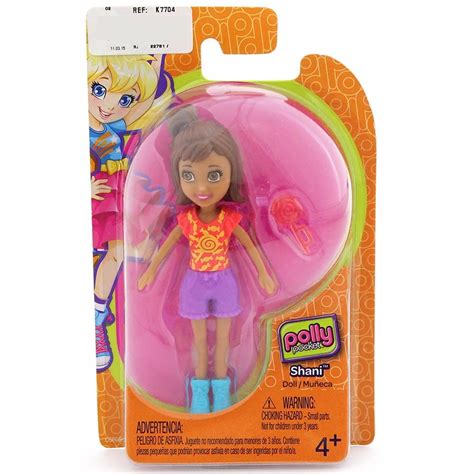 Polly Pocket Muñeca Shani De 10 Cm De Alto Bs 008 En Mercado Libre