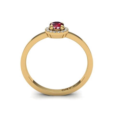 Anillo Roset N Con Rub Y Diamantes Pepe Dry