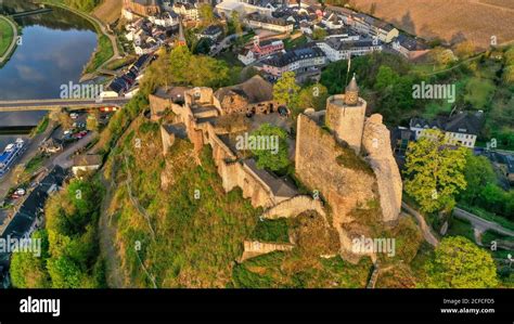 Ruined Castle Of Saarburg Saarburg Saar Valley Rhineland Palatinate