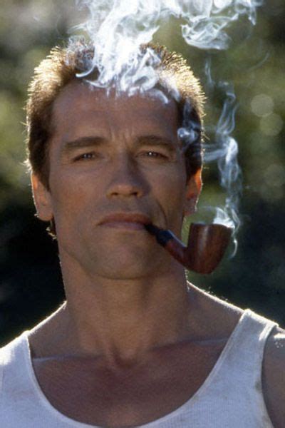 Arnold Schwarzenegger Tobacco Pipe Smoking Yin Pipes Cigars