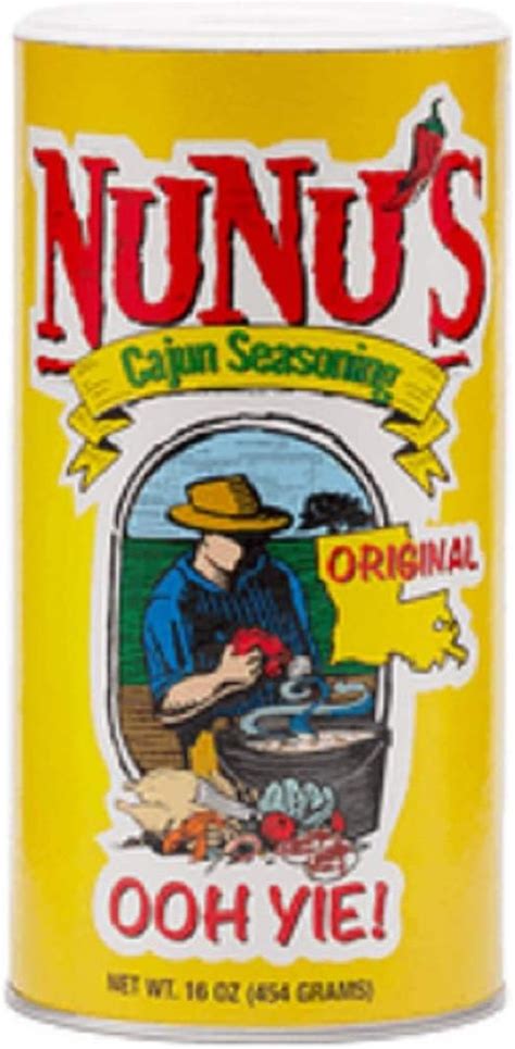 Nunus Cajun Seasoning Original 8 Ounce Grocery