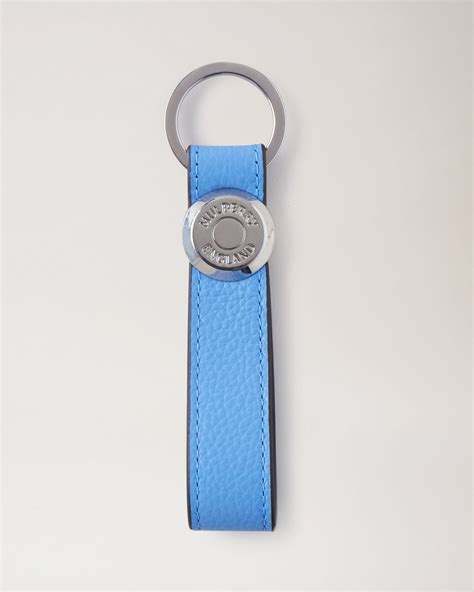 Rivet Keyring Cornflower Blue Small Classic Grain Men Mulberry