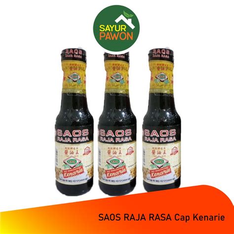 Jual Saos RAJA RASA Cap Kenarie Botol 150 Ml Shopee Indonesia