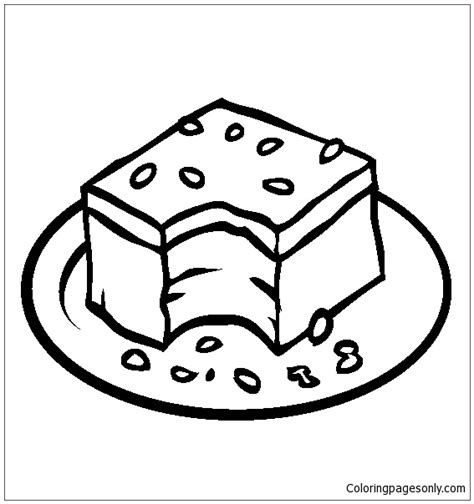 Brownie Coloring Pages Printable