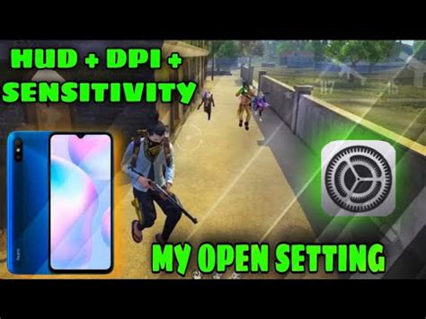 BEST NEW OPEN SETTING REDMI 9a FOR FREE FIRE HUD MAX DPI