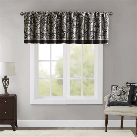 Home Essence Valerie Polyester Jacquard Valance Available In Multiple Colors - Walmart.com ...