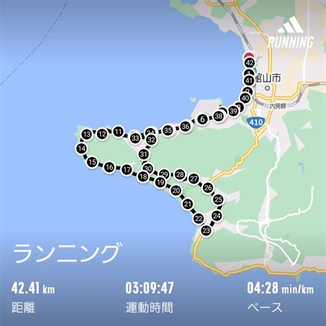 けんちゃん On Twitter フルマラソン424km 3時間9分 館山若潮マラソン 25kmでサブ3のペーサーに抜かれ 30kmで