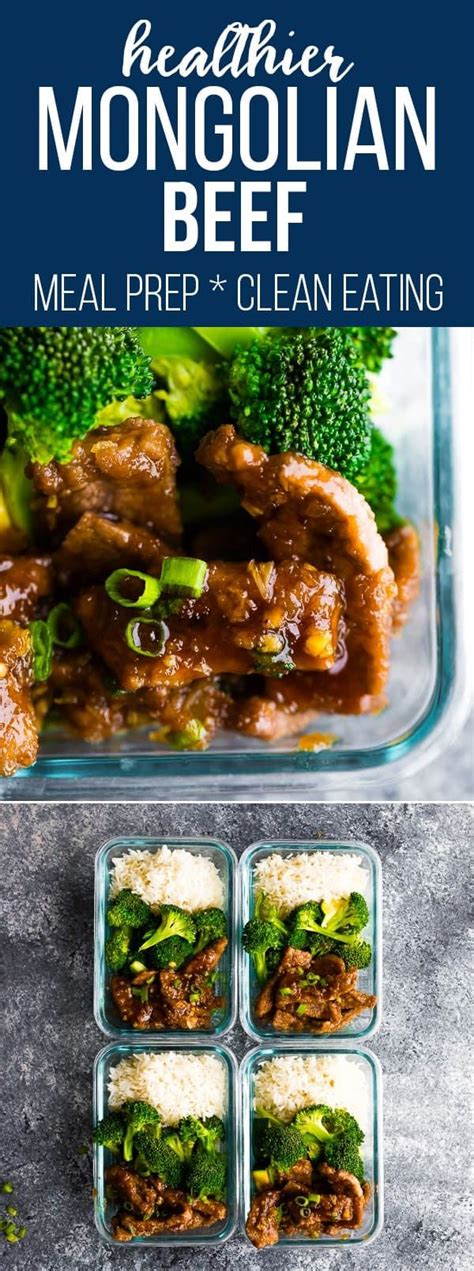 Lighter Mongolian Beef Meal Prep Recipe Healthy Meal Prep Meal