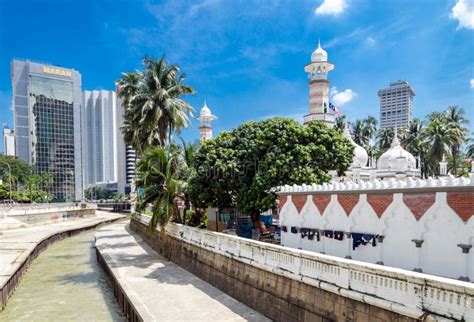 Masjid Jamek Mosque In Center Of Kuala Lumpur The Mosque Was Built In