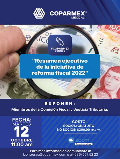 Resumen Ejecutivo De La Iniciativa De Reforma Fiscal 2022 Coparmex