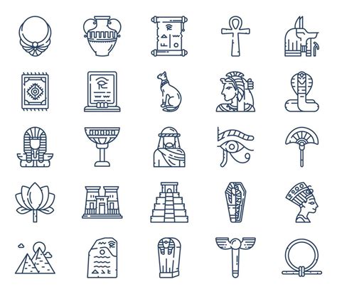 Ancient Egyptian Png Image Ancient Egyptian Symbols Vector Off