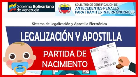 Pasos Para Legalizar Y Apostillar Tu Partida De Nacimiento Hot Sex