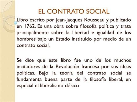 Resumen Del Contrato Social De Rousseau Descubre La Teor A Pol Tica