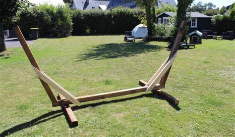 Tutoriel Comment réaliser un support de hamac en bois